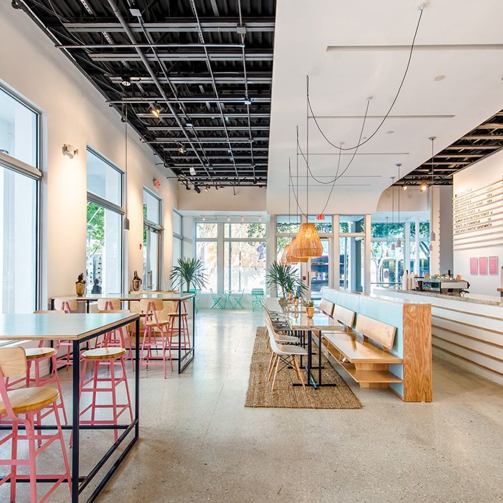 Take a Look Inside OTL, the Design District’s New Bright, Laid-Back Café
